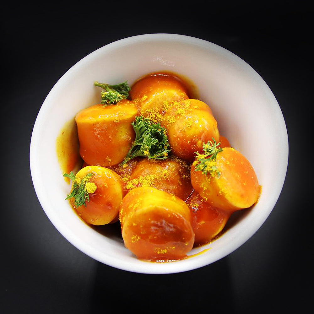 Protein-Currywurst